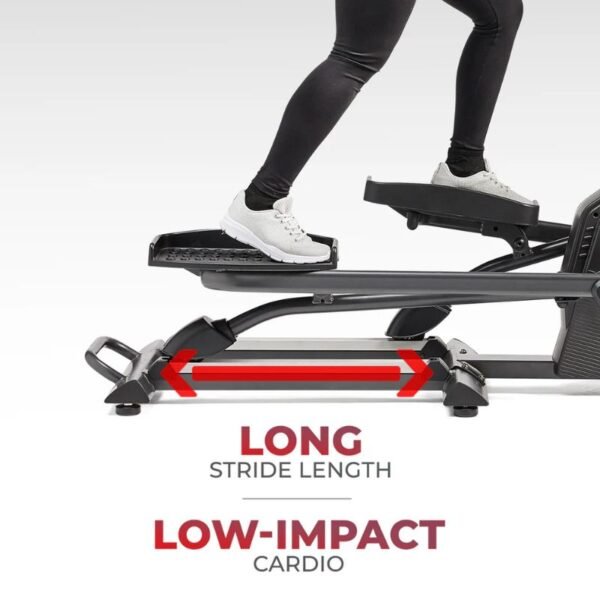 Sunny Smart Premium Extra Long Stride Length Programmable Electro-Magnetic Elliptical