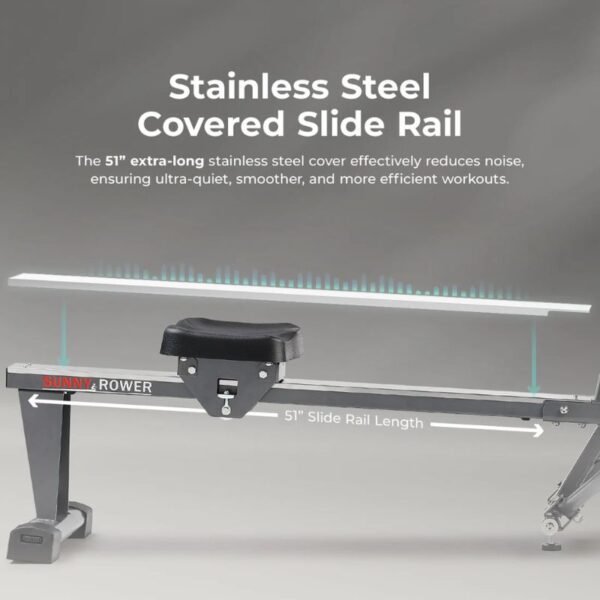 Sunny Premium Smart Full Motion Magnetic Rowing Machine