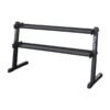 2 Tier Horizontal Kettlebell Rack (Black)