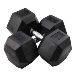 Body-Solid Rubber Hex Dumbbells