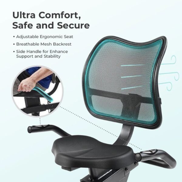 Sunny Smart Magnetic Heavy Duty Recumbent Bike