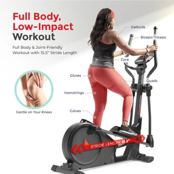 Sunny Smart Premium Programmable Electro-Magnetic Elliptical