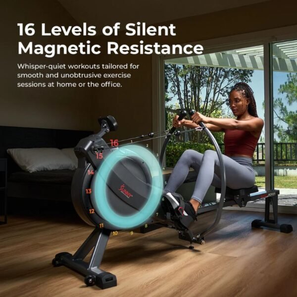 Sunny Premium Smart Full Motion Magnetic Rowing Machine