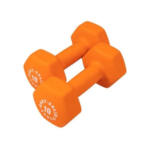 Body-Solid Neoprene Dumbbell Set w/ Rack