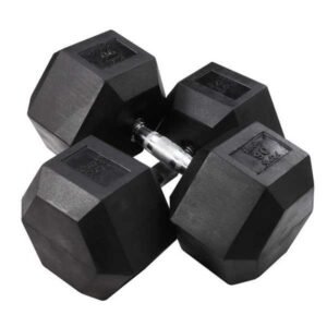 Body-Solid Rubber Hex Dumbbells