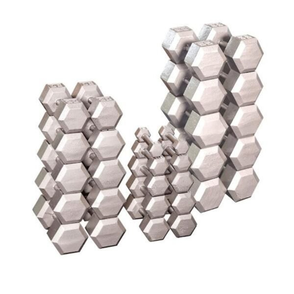 Body-Solid Cast Iron Hex Dumbbells