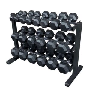 Body-Solid (#GDR363B) 3-Tier Dumbbell Rack