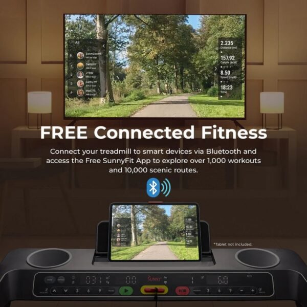 Sunny Premium Foldable Auto Incline Smart Treadmill