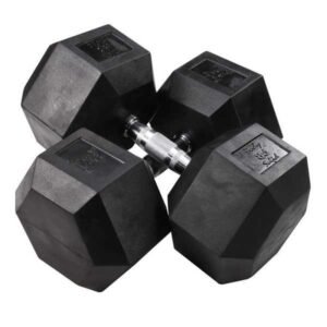 Body-Solid Rubber Hex Dumbbells