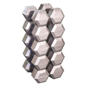 Body-Solid Cast Iron Hex Dumbbells