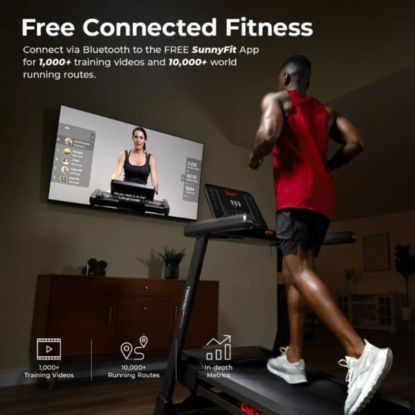 Sunny Advanced Heavy Duty Auto Incline Smart Treadmill