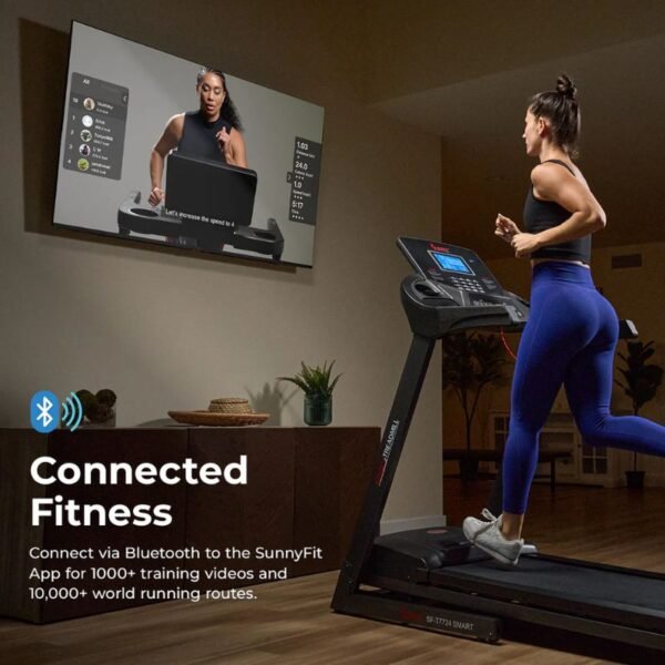 Sunny Energy Flex Motorized Auto Incline Smart Treadmill