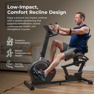 Sunny Smart Magnetic Heavy Duty Recumbent Bike