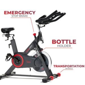 Sunny Premium Smart Magnetic Belt Drive Indoor Cycling Exercise Bike