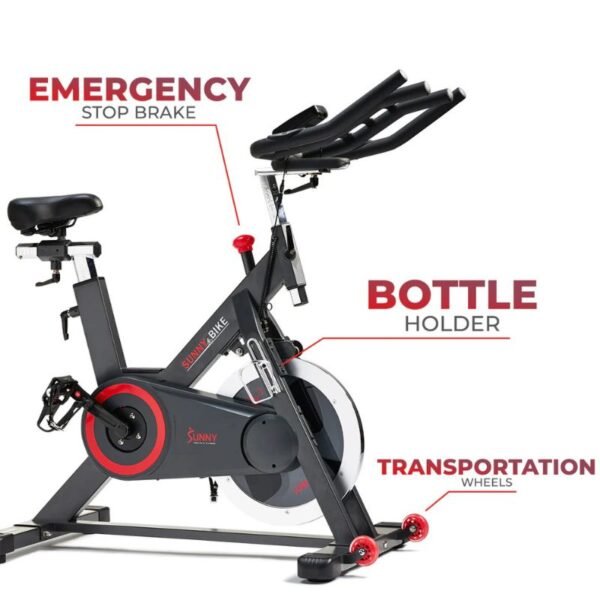 Sunny Premium Smart Magnetic Belt Drive Indoor Cycling Exercise Bike