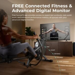 Sunny Premium Smart Full Motion Magnetic Rowing Machine