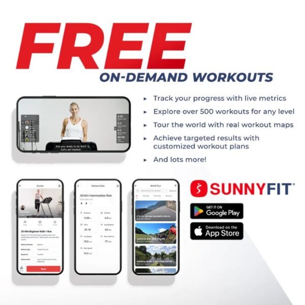 Sunny Astra Elite Premium Auto Incline Smart Treadmill
