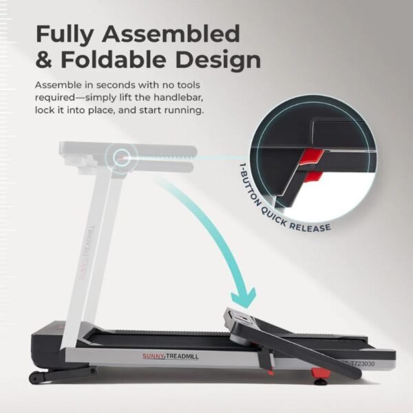 Sunny Premium Foldable Auto Incline Smart Treadmill
