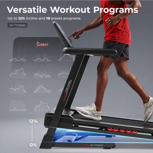 Sunny Advanced Heavy Duty Auto Incline Smart Treadmill
