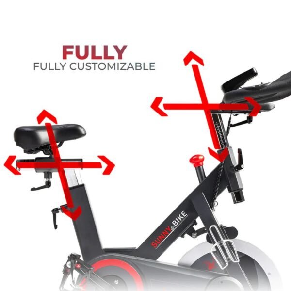 Sunny Premium Smart Magnetic Belt Drive Indoor Cycling Exercise Bike