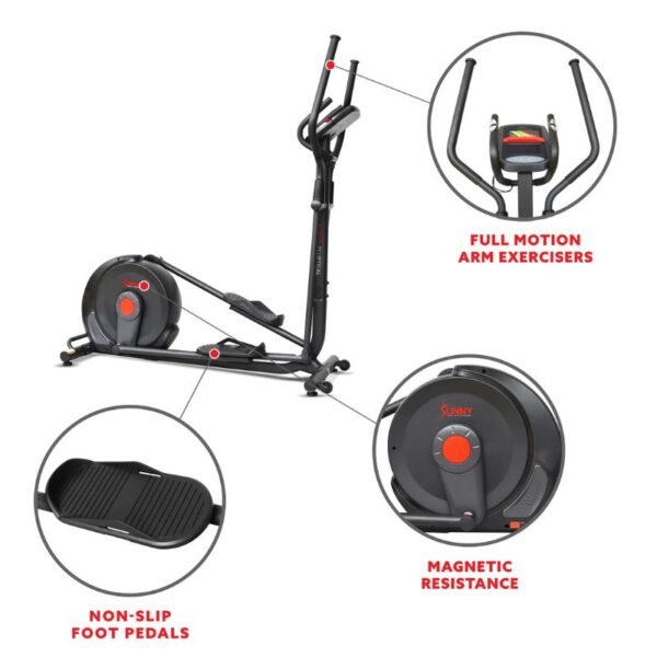 Sunny Power Stride Smart Electro-Magnetic Elliptical Machine