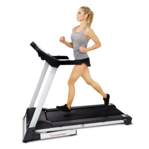 Sunny Health & Fitness Premium Smart Treadmill with Auto Incline