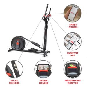 Sunny Power Stride Smart Electro-Magnetic Elliptical Machine