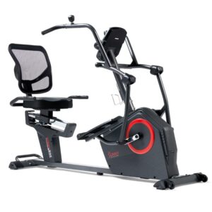 Sunny Premium Smart Programmable Electro-Magnetic Resistance Recumbent Elliptical Cross Trainer