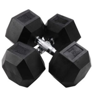 Body-Solid Rubber Hex Dumbbells