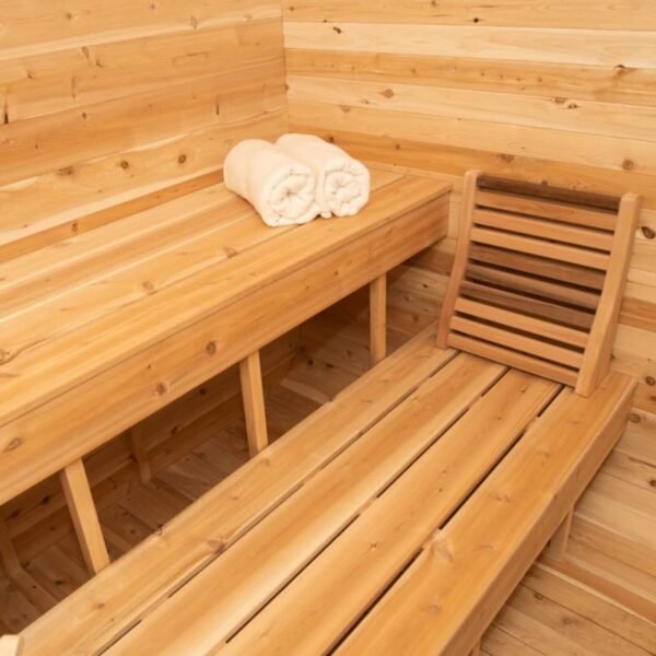 Dundalk Canadian Timber Luna Sauna in White Cedar - Image 10