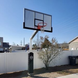 Dominator Pro 72″ Basketball Hoop – Shatterproof Aluminum Backboard