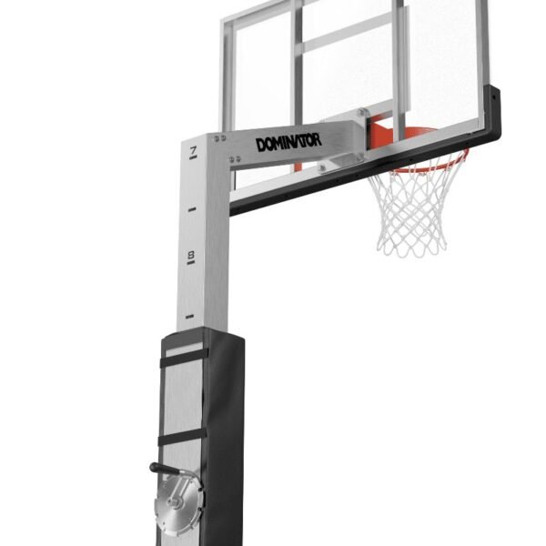 Dominator 54" Glass Backboard Adjustable Hoop