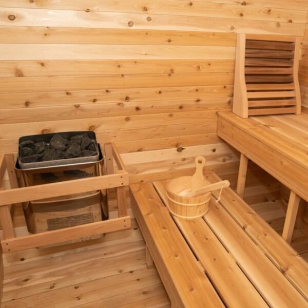 Dundalk Canadian Timber Luna Sauna in White Cedar - Image 9