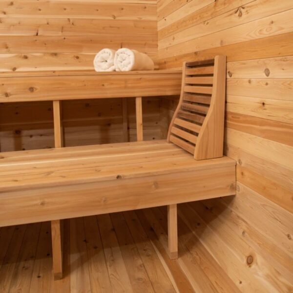 Dundalk Canadian Timber Luna Sauna in White Cedar - Image 8