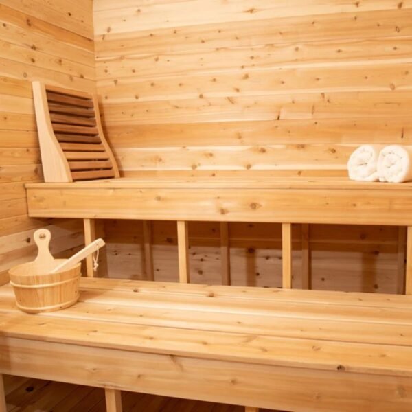 Dundalk Canadian Timber Luna Sauna in White Cedar - Image 7