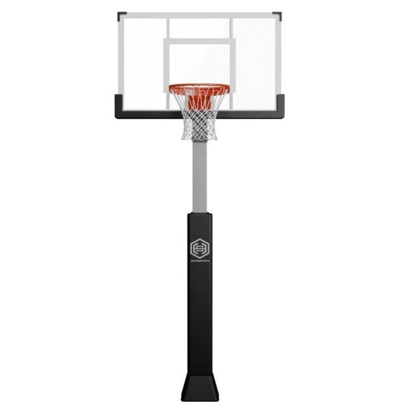 Dominator 54" Glass Backboard Adjustable Hoop
