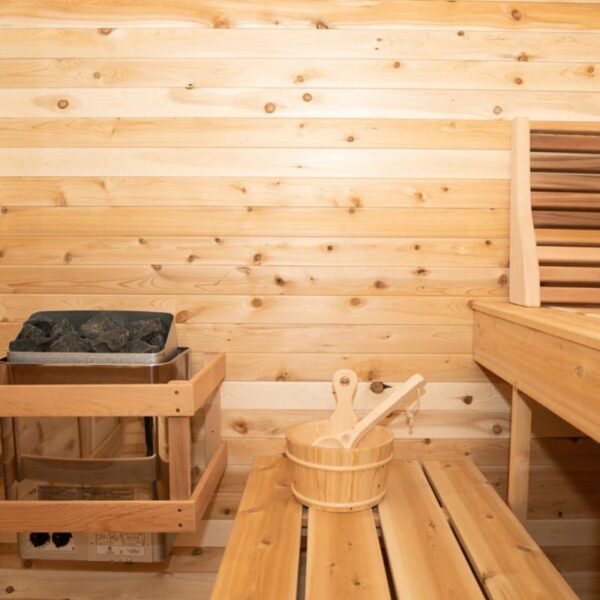 Dundalk Canadian Timber Luna Sauna in White Cedar - Image 6