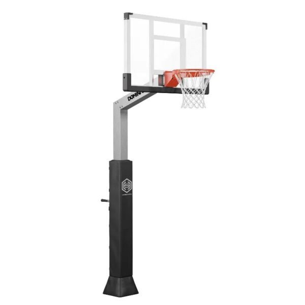 Dominator 54" Glass Backboard Adjustable Hoop